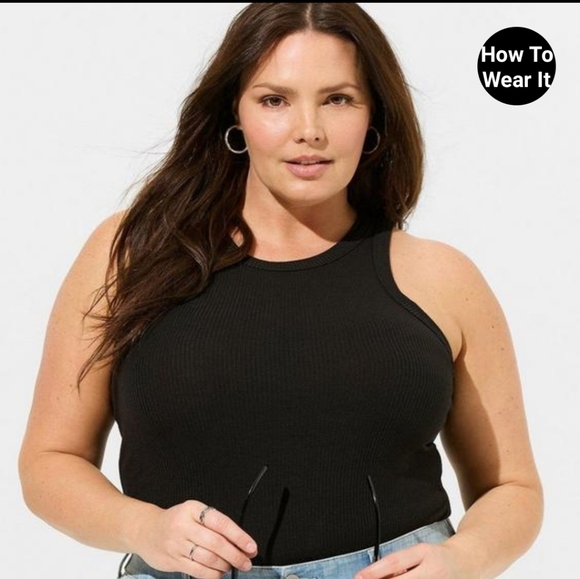 Torrid Classic Black Tank Top - Picture 1 of 3